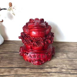 紅梨木雕 百財金蟾精美雕像擺件工藝品禮品
